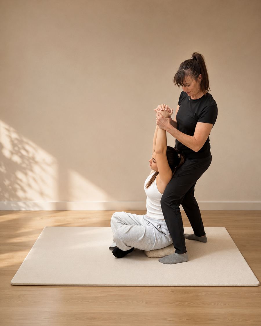 STRΞTCH.er begeleidt een assisted stretch